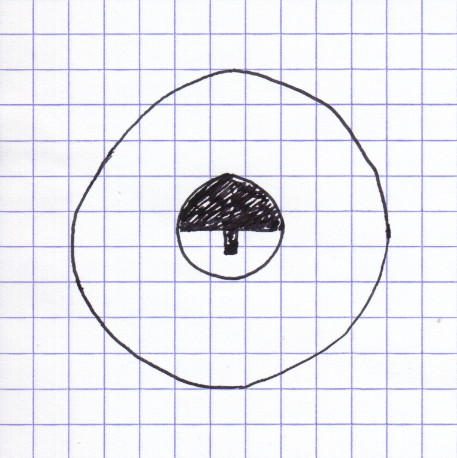 The black-shaded area indicates where ink usually lives.